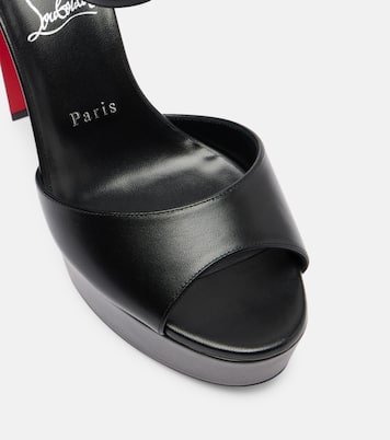 Sandalias con plataforma Sandaloo 130 de piel | Christian Louboutin