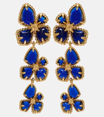 Bloom Large embellished drop earrings | Zimmermann