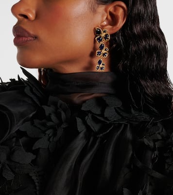 Bloom Large embellished drop earrings | Zimmermann