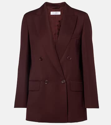 Farad double-breasted virgin wool blazer | Max Mara