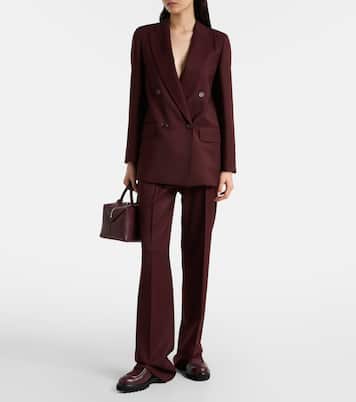 Farad double-breasted virgin wool blazer | Max Mara