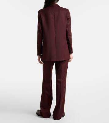 Farad double-breasted virgin wool blazer | Max Mara