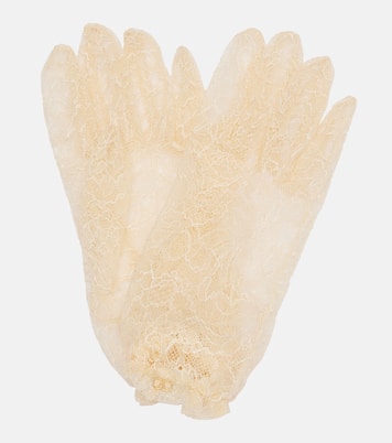Handschuhe VLogo aus Spitze | Valentino