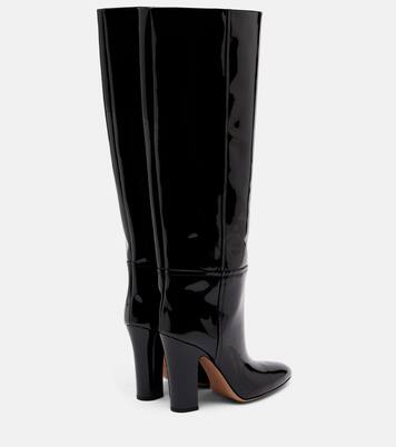 Lavinia 100 patent leather knee-high boots | Paris Texas