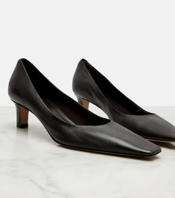 Carla 45 leather pumps | The Row