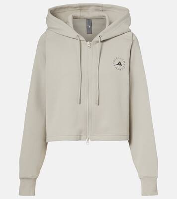 Sudadera en mezcla de algodón con logo | Adidas by Stella McCartney