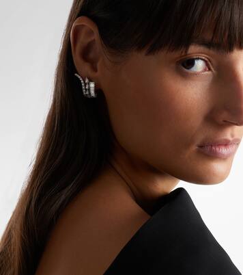 Ohrringe Y-Couture aus 18kt Weißgold mit Diamanten | Yeprem