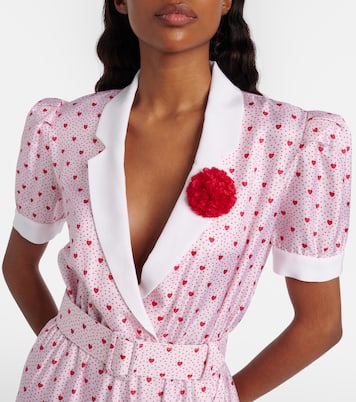 Printed silk twill minidress | Rodarte