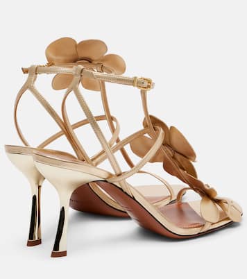 Orchid 85 metallic leather sandals | Zimmermann