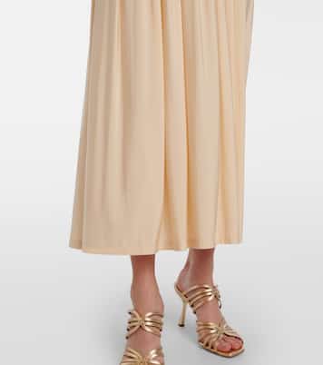 Rebellion off-shoulder jersey maxi dress | Zimmermann