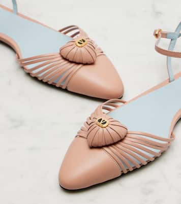 Zapatos planos Royal de piel con VLogo | Valentino Garavani