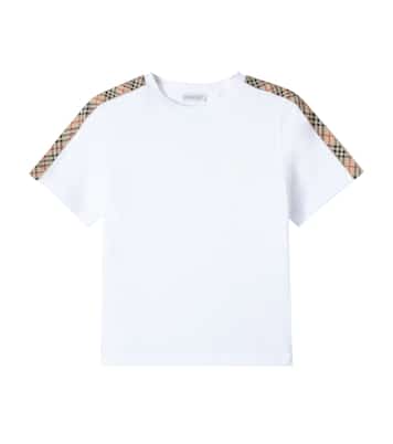 T-Shirt Burberry Check aus Baumwoll-Jersey | Burberry Kids