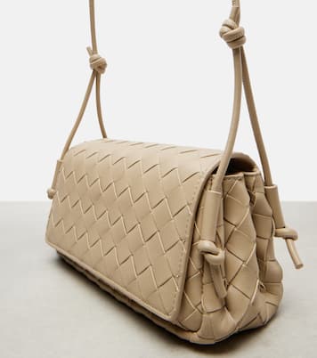 Notturno Intrecciato leather crossbody bag | Bottega Veneta