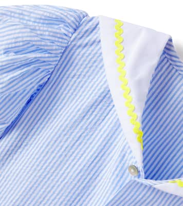 Georgina pinstriped cotton blouse | La Coqueta