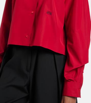 Cropped cotton shirt  | Loewe