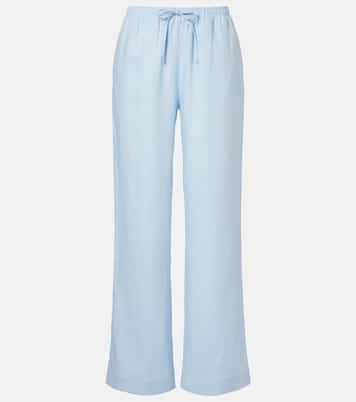 Aurelia linen wide-leg pants | Asceno