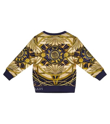 Sudadera de algodón con estampado | Balmain Kids