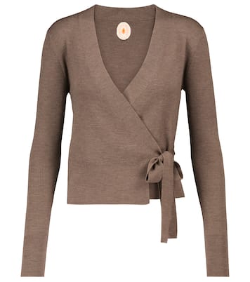 Cardigan aus Schurwolle | Jardin des Orangers