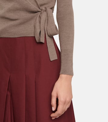Cardigan aus Schurwolle | Jardin des Orangers
