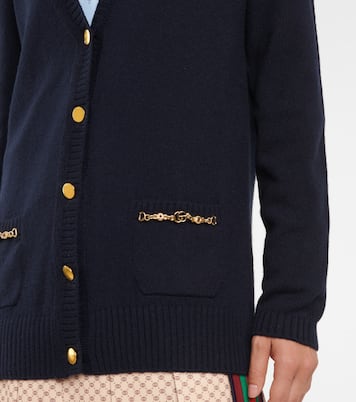 Cárdigan de cachemir con cadena | Gucci