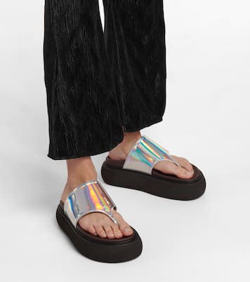 Selene leather thong sandals | The Attico