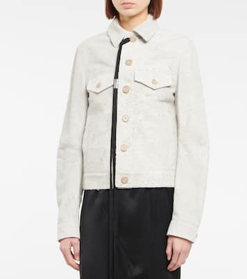 Jacke Anne aus Veloursleder | Ann Demeulemeester