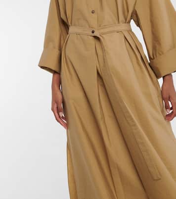 Robe chemise en coton mélangé | Brunello Cucinelli