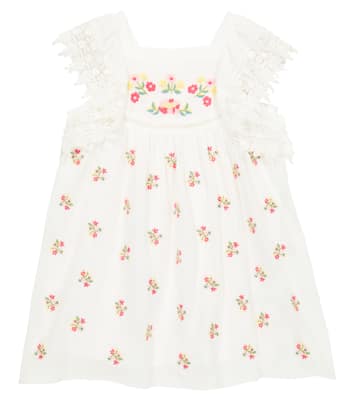 Besticktes Kleid Aguila aus Baumwolle | Louise Misha