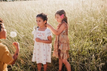 Besticktes Kleid Aguila aus Baumwolle | Louise Misha