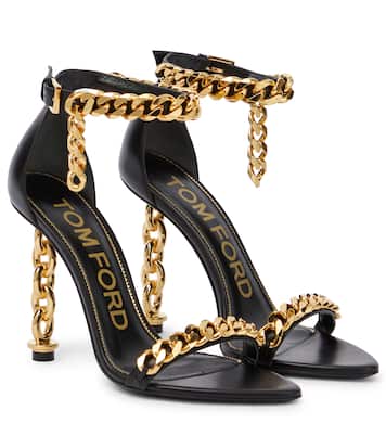 Sandali in pelle con catena | Tom Ford