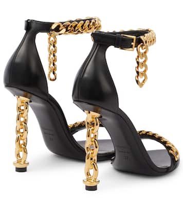 Sandali in pelle con catena | Tom Ford