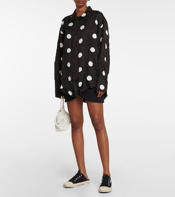 Paris distressed open-back sneakers | Balenciaga