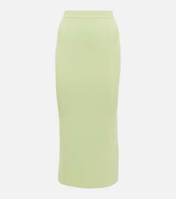 Falda midi Brooklyn de canalé | Simkhai