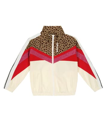 Trainingsjacke mit Glitter | Palm Angels Kids