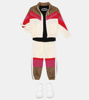 Trainingsjacke mit Glitter | Palm Angels Kids