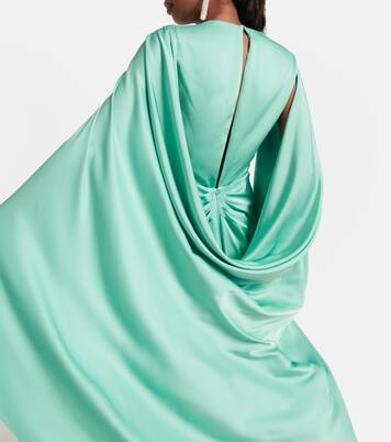 Simone satin gown | Costarellos