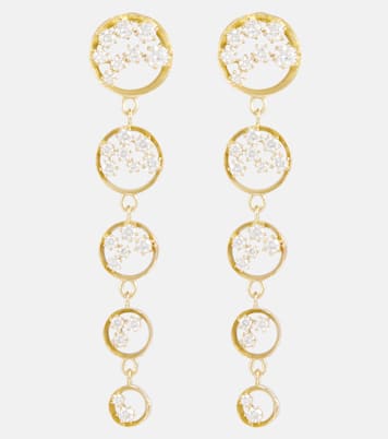 Boucles d'oreilles Margot en or 18 ct et diamants | Jade Trau
