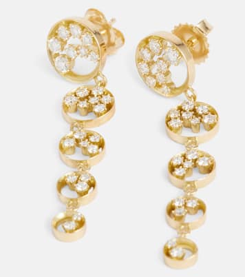Boucles d'oreilles Margot en or 18 ct et diamants | Jade Trau