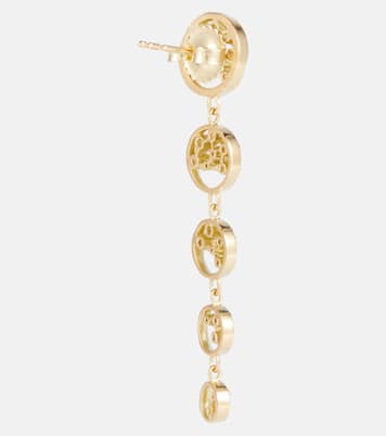 Boucles d'oreilles Margot en or 18 ct et diamants | Jade Trau