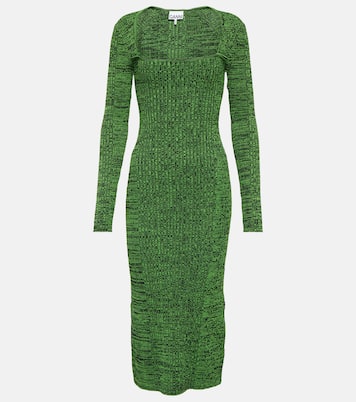 Midikleid aus Rippstrick | Ganni