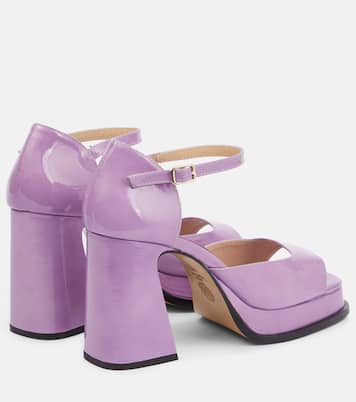 Nova Marfa patent leather platform sandals | Souliers Martinez