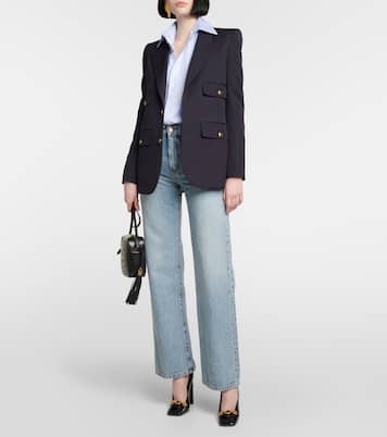Camicia Cassandre in popeline di cotone | Saint Laurent