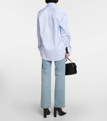 Camicia Cassandre in popeline di cotone | Saint Laurent