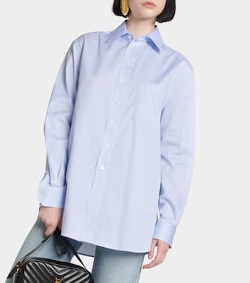 Camicia Cassandre in popeline di cotone | Saint Laurent