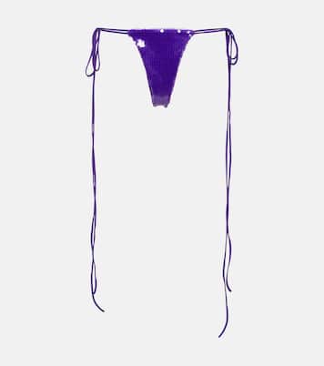 Slip bikini con pailettes | LaQuan Smith