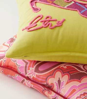 Cuscino Pegaso in cotone con ricamo | Etro