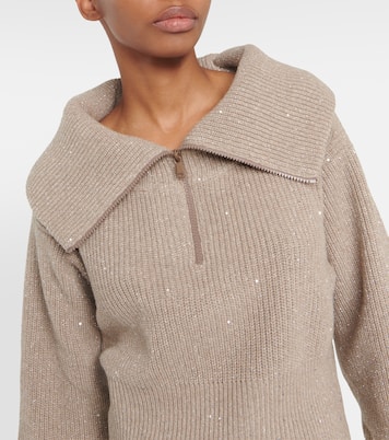 Cashmere and wool-blend sweater | Brunello Cucinelli