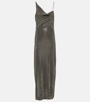 Robe longue asymétrique à ornements | Stella McCartney
