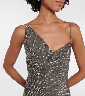 Robe longue asymétrique à ornements | Stella McCartney