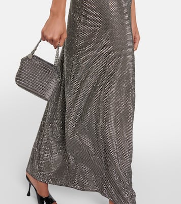 Robe longue asymétrique à ornements | Stella McCartney